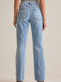 Olivia High Rise Straight Leg Jeans Detail 4 - AS Kids