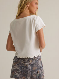 Ashtyn Cargo Camo Mini Skirt Detail 4 - AS Kids