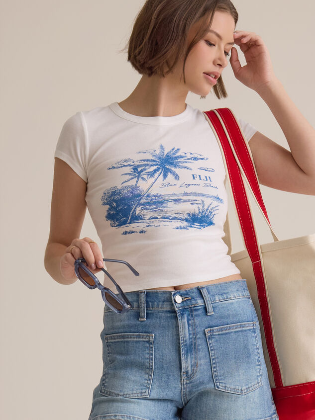 Fiji Beach Baby Tee Detail 5 - AS Kids