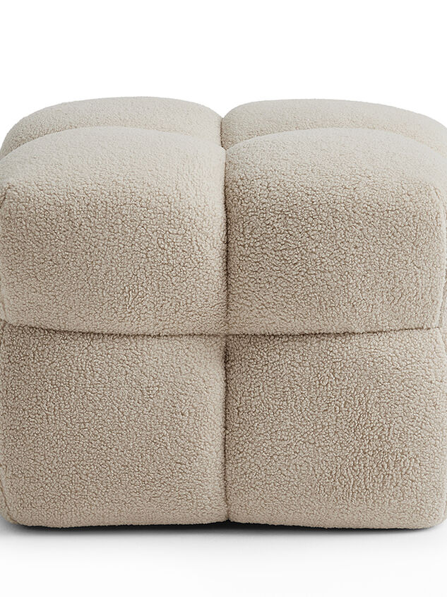 Paula Upholstered Stool - AS Kids