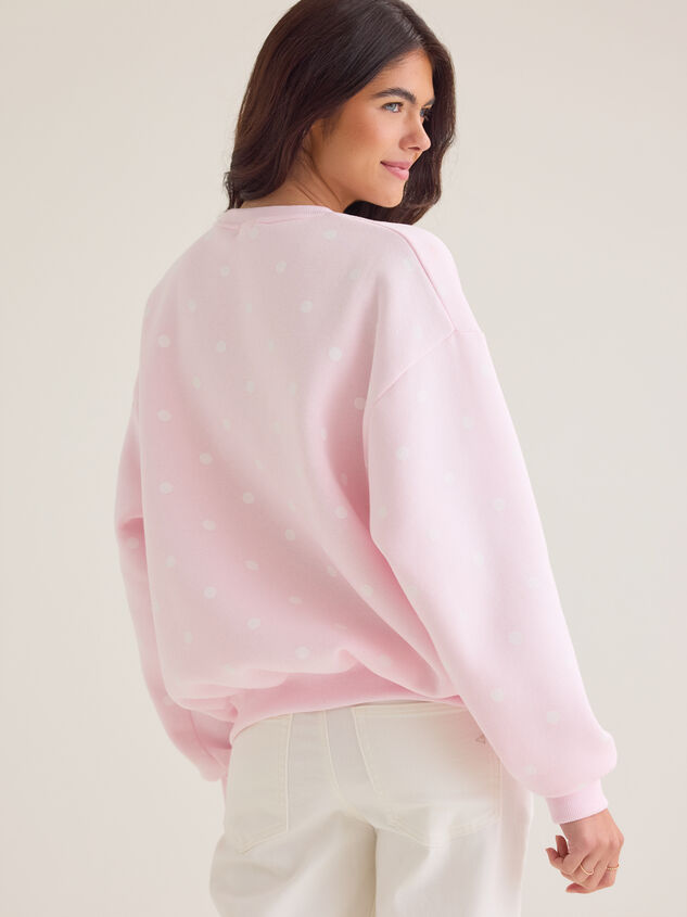 Penelope Polka Dot Mama Sweatshirt Detail 5 - AS Kids