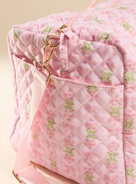 Oh So Fancy Quilted Weekender Bag Detail 2 - ALTAR'D STATE KIDS