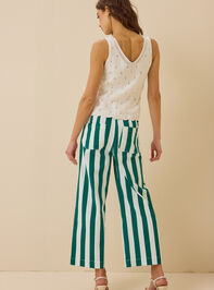 Lynn Pointelle Button Tie Tank Detail 5 - ALTAR'D STATE KIDS