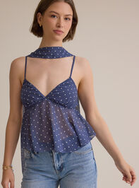 Addison Dot Scarf Tank Detail 2 - ALTAR'D STATE KIDS