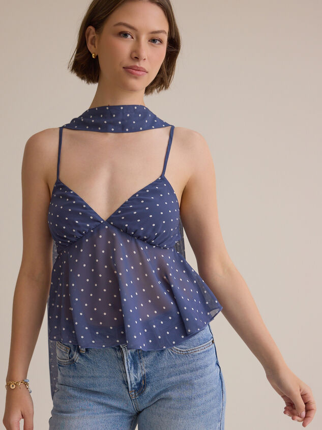 Addison Dot Scarf Tank Detail 2 - ALTAR'D STATE KIDS