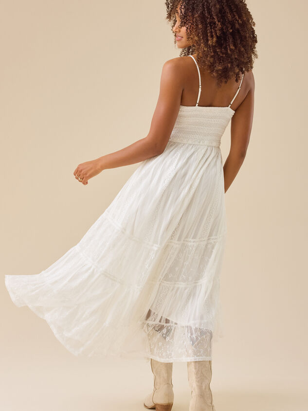Tami Lace Tiered Maxi Dress Detail 6 - ALTAR'D STATE KIDS