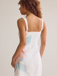 Annie Squareneck Floral Mini Dress Detail 5 - AS Kids