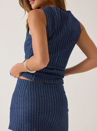 Liza Stripe Mini Skirt Detail 4 - AS Kids