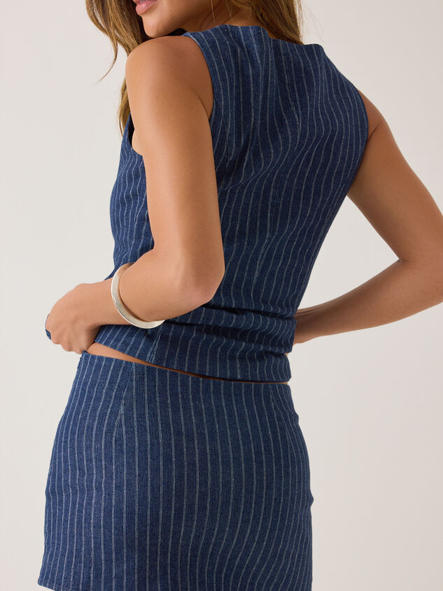 Liza Stripe Mini Skirt Detail 4 - AS Kids