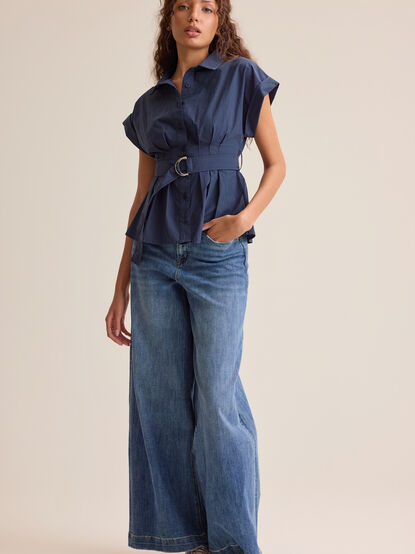 Cypress Button Up Top - AS Kids