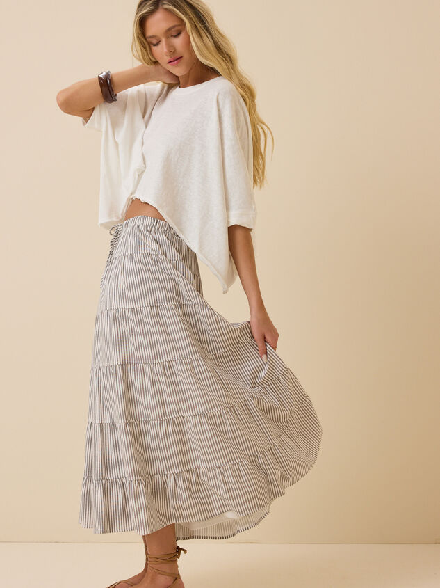 McKenna Oversized Boxy Crop Tee Detail 4 - AS Kids