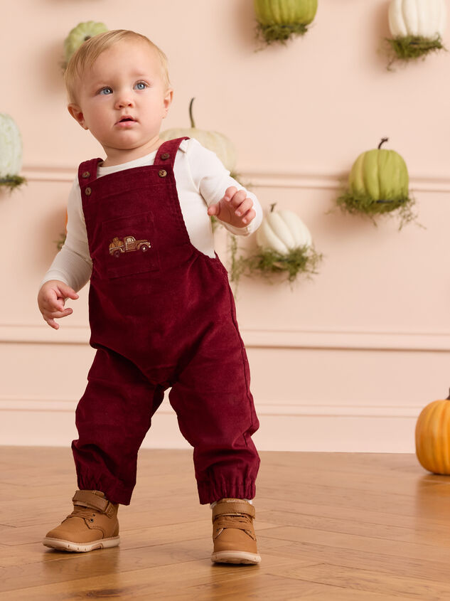 Feeling Fall Corduroy Overalls Detail 3 - AS Kids