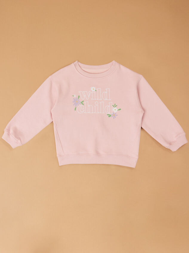 Wild Child Sweatshirt Detail 2 - ALTAR'D STATE KIDS