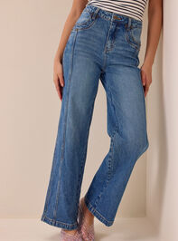 Cecily High Rise Straight Leg Jeans Detail 2 - AS Kids