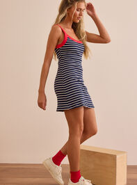 Relay Stripe Ribbed Dress Detail 4 - ALTAR'D STATE KIDS