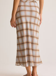 Jenna Plaid Midi Skirt Detail 4 - AS Kids