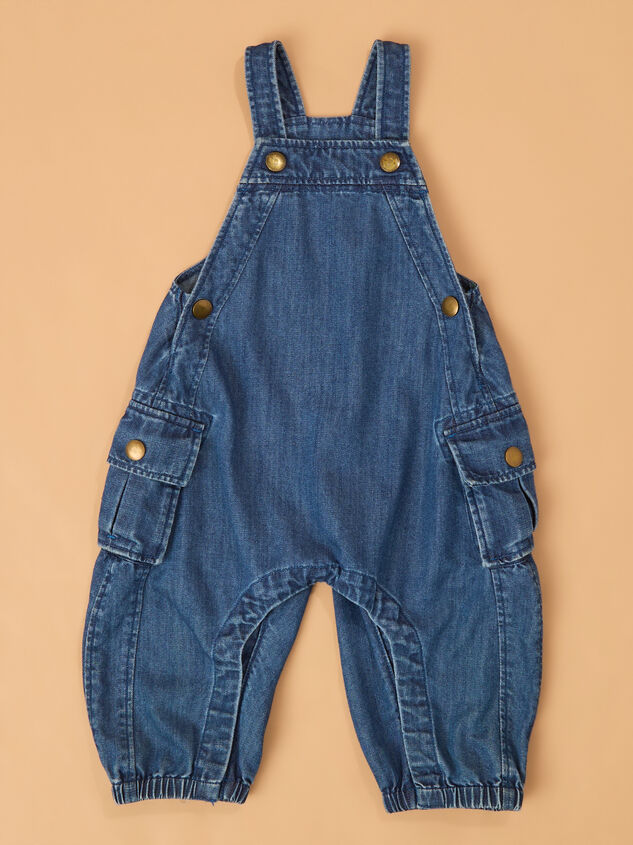 Scout Denim Cargo Overalls Detail 2 - AS Kids