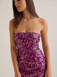Madi Sequin Mini Dress Detail 3 - AS Kids
