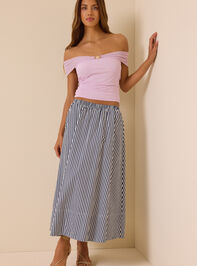 Sloane Stripe Midi Skirt - ALTAR'D STATE KIDS