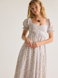 Kayela Floral Mama Dress Detail 3 - AS Kids
