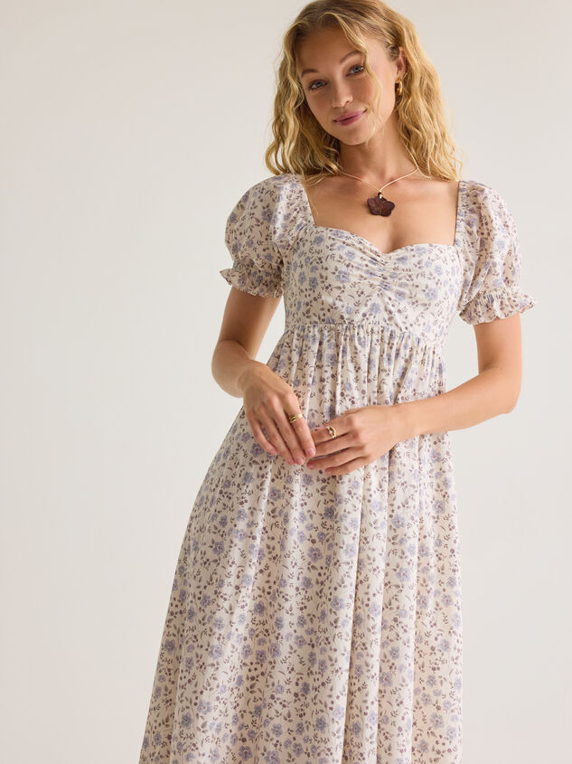 Kayela Floral Mama Dress Detail 3 - AS Kids