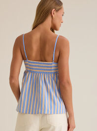 Braleigh Button Up Striped Top Detail 6 - ALTAR'D STATE KIDS