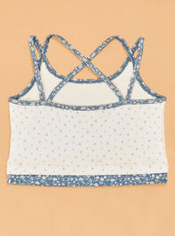 Addy Floral Double Layer Tank Detail 5 - AS Kids