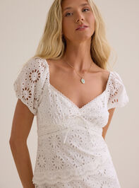 Jordyn Eyelet Mini Dress Detail 2 - ALTAR'D STATE KIDS