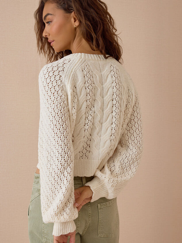 Jackie Chenille Sweater Detail 5 - AS Kids