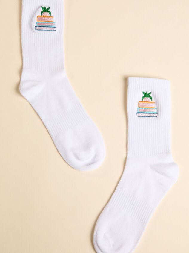 Embroidered Book Nook Crew Sock - ALTAR'D STATE KIDS