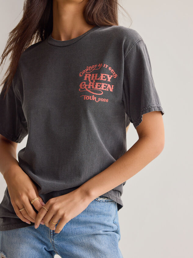 Riley Green Oversize Tee Detail 3 - AS Kids