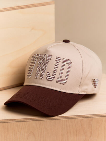 WWJD Striped Trucker - AS Kids
