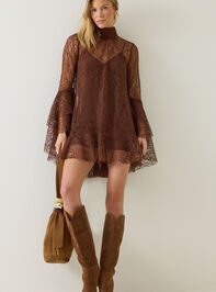 Langley Lace Mini Dress Detail 5 - AS Kids