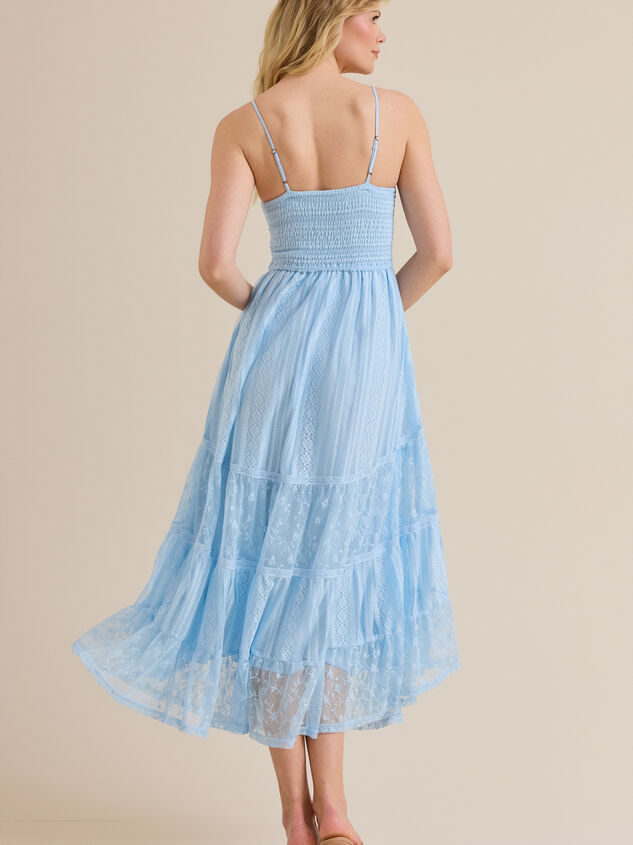 Tami Lace Tiered Maxi Dress Detail 4 - ALTAR'D STATE KIDS