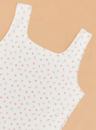 Evie Ditsy Floral Unitard Detail 3 - ALTAR'D STATE KIDS
