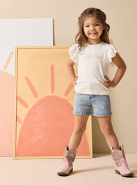 Darlin Flutter Sleeve Tee Detail 5 - ALTAR'D STATE KIDS