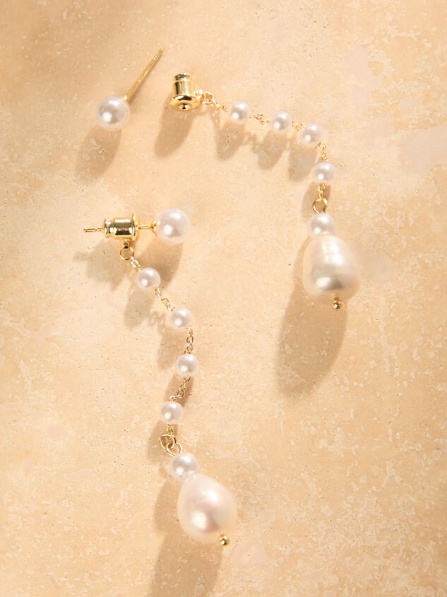 Emily Pearl Dangle Earring Detail 2 - ALTAR'D STATE KIDS