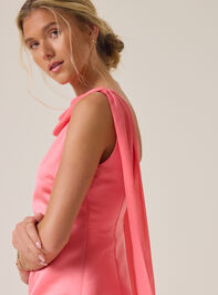 Alma Satin Mini Dress Detail 5 - AS Kids