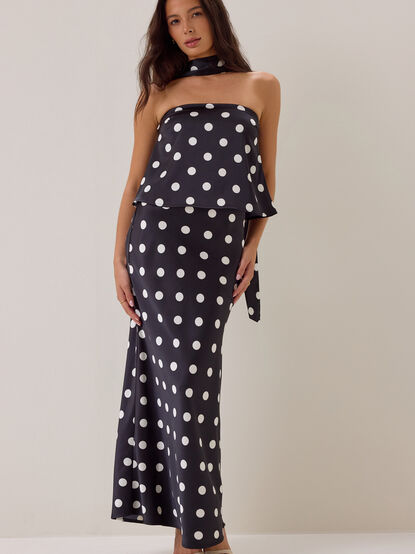 Nancie Polka Dot Maxi Skirt - AS Kids