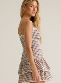 Dani Gingham Mini Dress Detail 4 - AS Kids