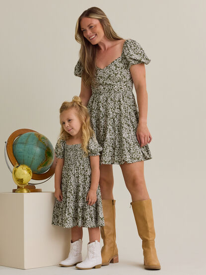 Ashley Floral Mama Dress - AS Kids