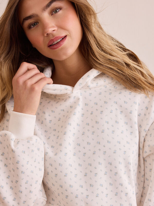 Graceful Floral Hoodie Detail 2 - ALTAR'D STATE KIDS