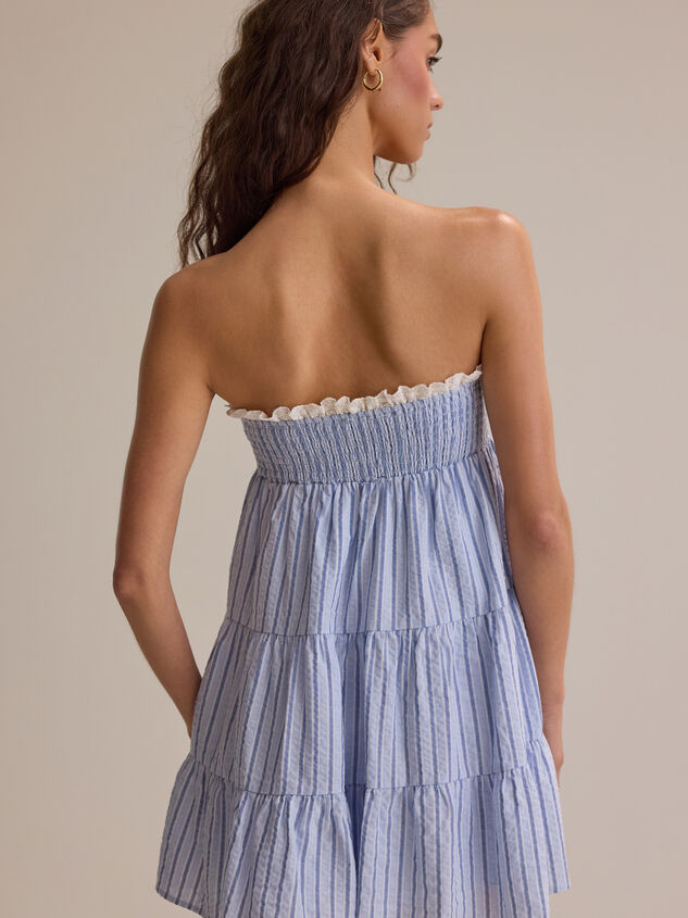 Drew Stripe Mini Dress Detail 5 - AS Kids