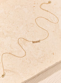 Amen Script Charm Necklace Detail 3 - AS Kids