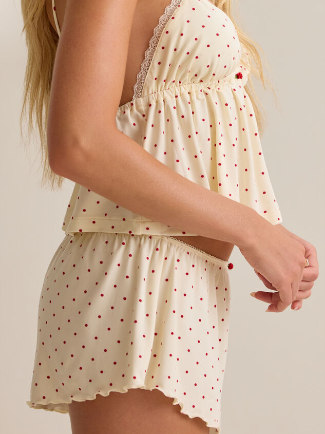 Betsy Polka Dot Lounge Bottoms Detail 4 - AS Kids