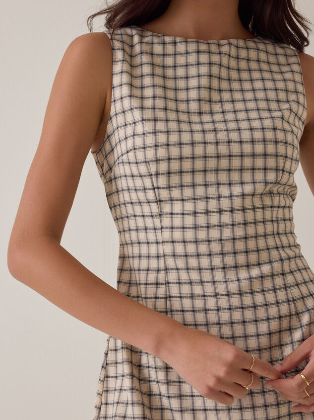 Grace Plaid Romper Detail 2 - AS Kids