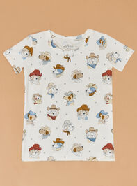 Cow-dog Top and Pants Set Detail 2 - ALTAR'D STATE KIDS