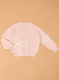 Briar Braided Bow Sweater - AS Kids