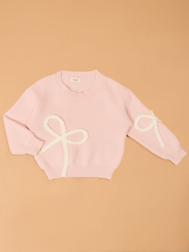 Briar Braided Bow Sweater - AS Kids
