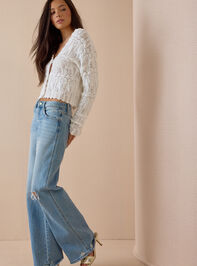Ottiline Pointelle Button Up Top Detail 4 - AS Kids